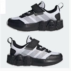 Adidas Black and White Kids Star Wars Sneakers size 5